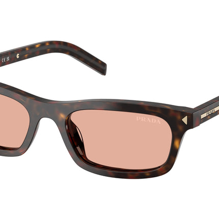 Prada PRD05S Pillow Sunglasses  17N50W-Root Tortoise 52-145-18 - Color Map Tortoise