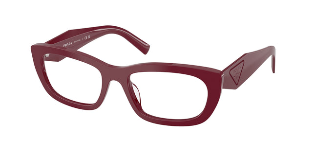 Prada PRD09V Irregular Eyeglasses  23L1O1-Brown Marsala 54-140-18 - Color Map Brown