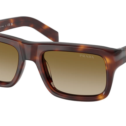 Prada PRD11SF Rectangle Sunglasses  15W20U-Classic Tortoise 56-140-18 - Color Map Tortoise