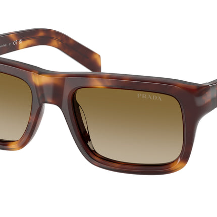 Prada PRD11S Rectangle Sunglasses  15W20U-Classic Tortoise 54-140-20 - Color Map Tortoise