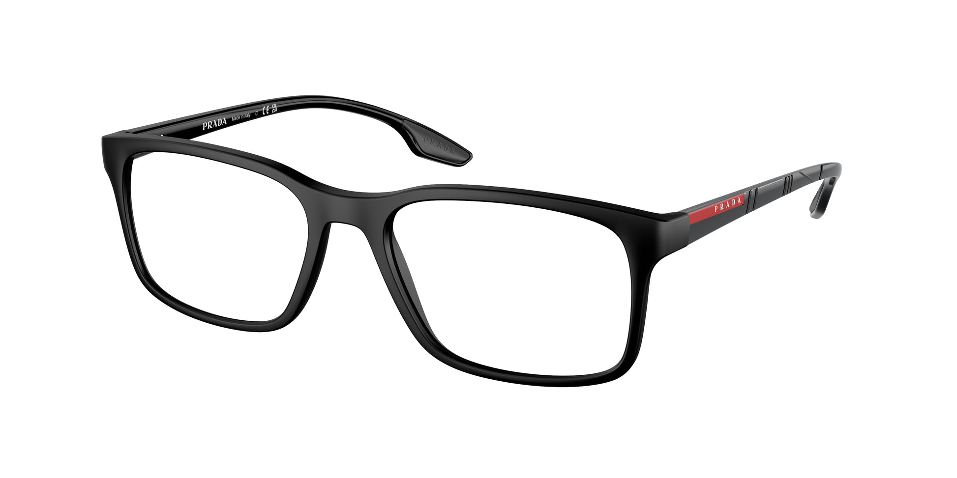 Prada Linea Rossa LIFESTYLE PS01LV Pillow Eyeglasses  1BO1O1-Black 54-145-18 - Color Map Black