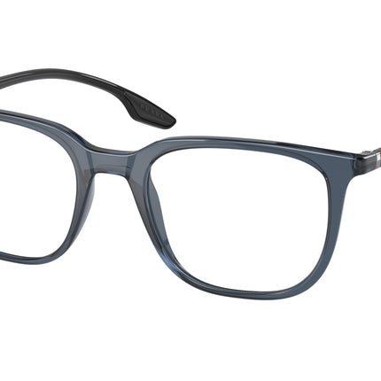 Prada Linea Rossa PS01OV Pillow Eyeglasses  CZH1O1-Trasparent Blue 50-145-19 - Color Map Blue