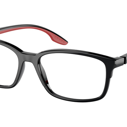 Prada Linea Rossa PS01PV Pillow Eyeglasses  1AB1O1-Black 56-145-17 - Color Map Black