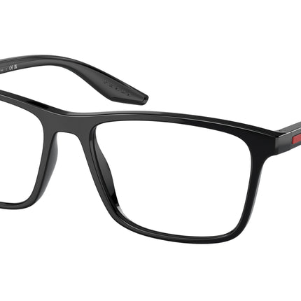 Prada Linea Rossa PS01QV Pillow Eyeglasses  1AB1O1-Black 56-145-17 - Color Map Black
