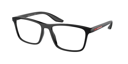 Prada Linea Rossa PS01QV Pillow Eyeglasses  1AB1O1-Black 56-145-17 - Color Map Black