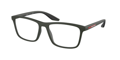 Prada Linea Rossa PS01QV Pillow Eyeglasses  5361O1-Matte Green 54-145-17 - Color Map Green