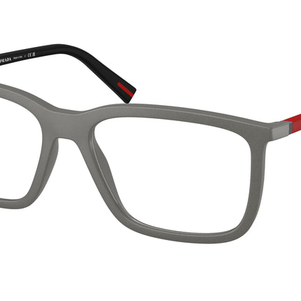 Prada Linea Rossa PS01SV Pillow Eyeglasses  16X1O1-Metal Grey 56-145-17 - Color Map Grey