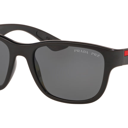 Prada Linea Rossa ACTIVE PS01US Pillow Sunglasses  1AB5Z1-Black 55-140-19 - Color Map Black