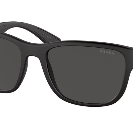 Prada Linea Rossa ACTIVE PS01US Pillow Sunglasses  DG05S0-Black Rubber 59-145-19 - Color Map Black