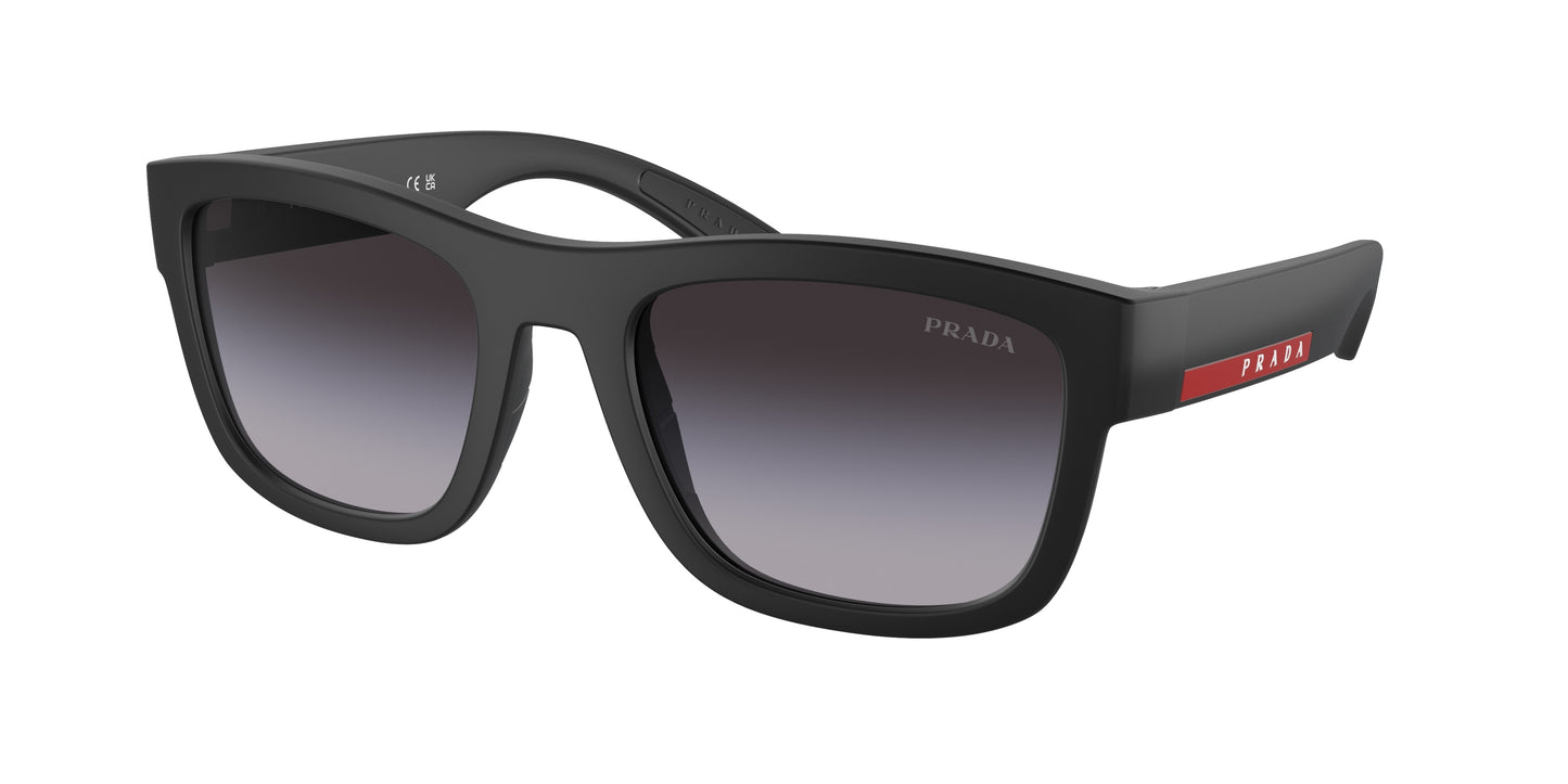 Prada Linea Rossa PS01ZSF Pillow Sunglasses  1BO09U-Matte Black 56-145-21 - Color Map Black
