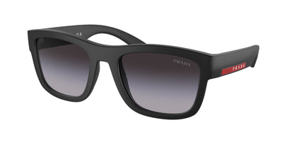 Prada Linea Rossa PS01ZSF Pillow Sunglasses  1BO09U-Matte Black 56-145-21 - Color Map Black