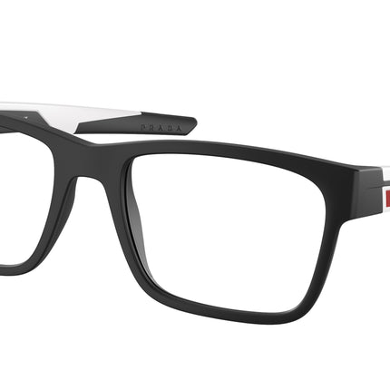 Prada Linea Rossa PS02PV Pillow Eyeglasses  14Q1O1-Matte Black 55-140-19 - Color Map Black