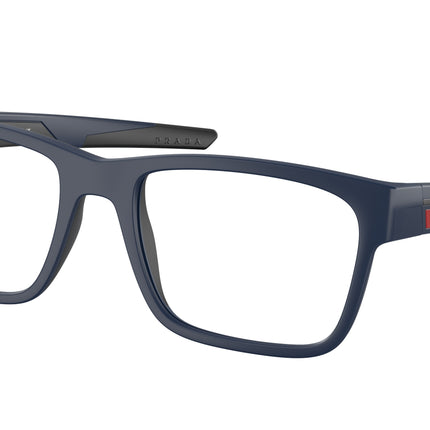 Prada Linea Rossa PS02PV Pillow Eyeglasses  TFY1O1-Matte Blue 55-140-19 - Color Map Blue