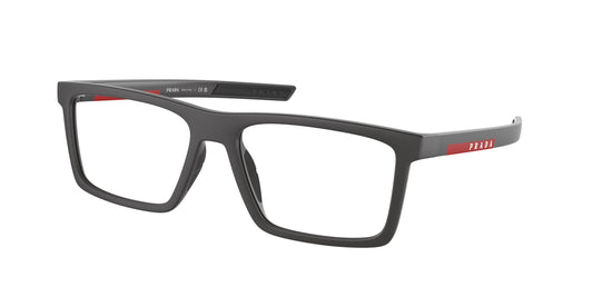 Prada Linea Rossa PS02QV Rectangle Eyeglasses  18K1O1-Matte Grey 54-145-17 - Color Map Grey