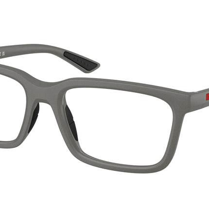 Prada Linea Rossa PS02SV Rectangle Eyeglasses  16X1O1-Metal Grey 56-145-18 - Color Map Grey
