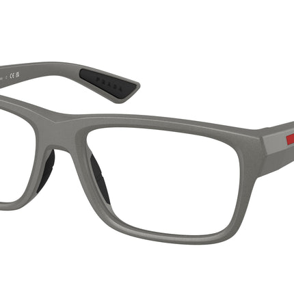 Prada Linea Rossa PS02TVF Pillow Eyeglasses  16X1O1-Metal Grey 56-145-17 - Color Map Grey