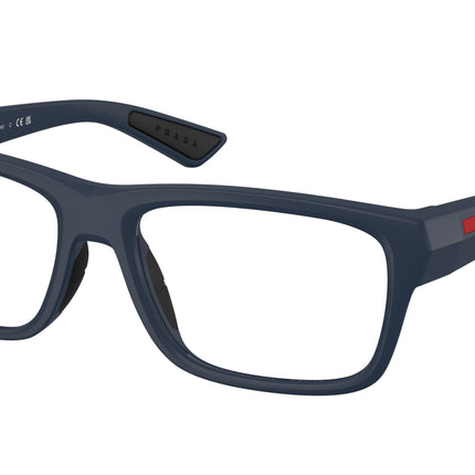 Prada Linea Rossa PS02TVF Pillow Eyeglasses  MAG1O1-Matte Blue 56-145-17 - Color Map Blue