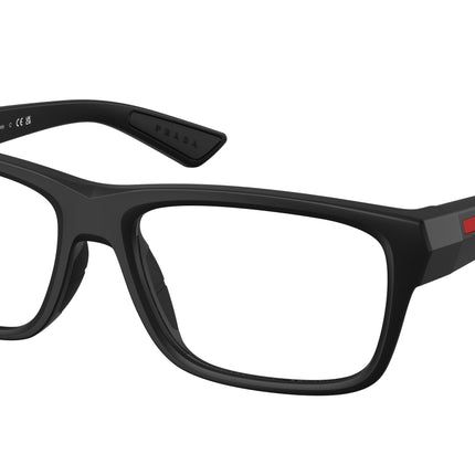 Prada Linea Rossa PS02TV Pillow Eyeglasses  1BO1O1-Matte Black 56-145-17 - Color Map Black