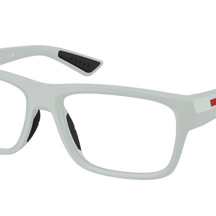 Prada Linea Rossa PS02TV Pillow Eyeglasses  25H1O1-Clear Grey 56-145-17 - Color Map Grey
