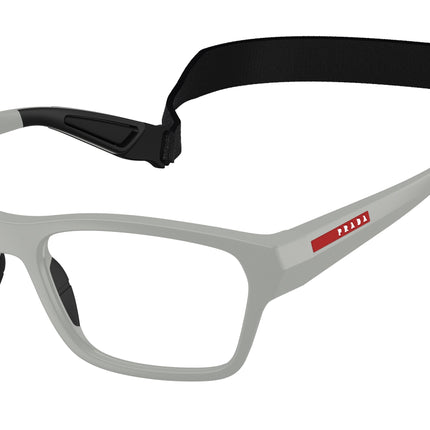 Prada Linea Rossa PS03RV Pillow Eyeglasses  13Z1O1-Matte Iron Grey 56-145-17 - Color Map Grey