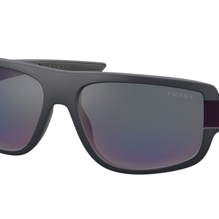 Prada Linea Rossa PS03WS Pillow Sunglasses  UR701G-Blue Rubber 65-140-16 - Color Map Blue