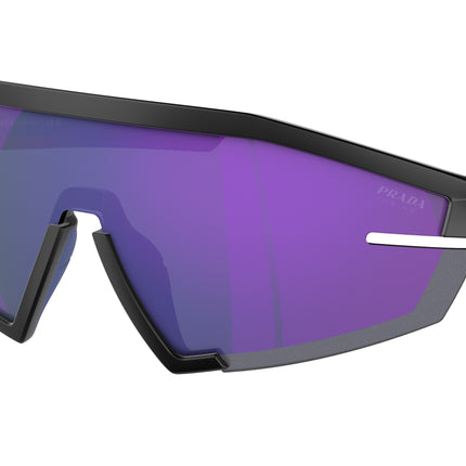 Prada Linea Rossa PS03ZS Irregular Sunglasses  1BO05U-Matte Black 44-125-144 - Color Map Black