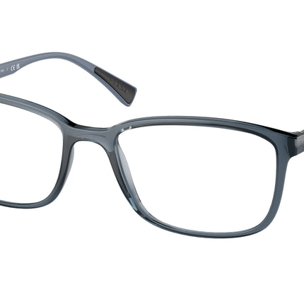 Prada Linea Rossa LIFESTYLE PS04IV Rectangle Eyeglasses  CZH1O1-Transparent Azure 55-140-18 - Color Map Blue
