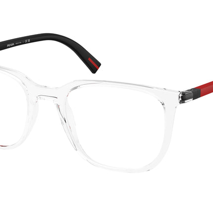 Prada Linea Rossa PS04RV Pillow Eyeglasses  2AZ1O1-Transparent 50-145-19 - Color Map Transparent