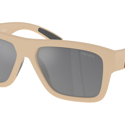 Prada Linea Rossa PS04ZS Square Sunglasses  VHR07G- 56-145-16 - Color Map Grey Mirror Black