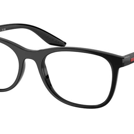 Prada Linea Rossa PS05PV Pillow Eyeglasses  1AB1O1-Black 55-145-19 - Color Map Black