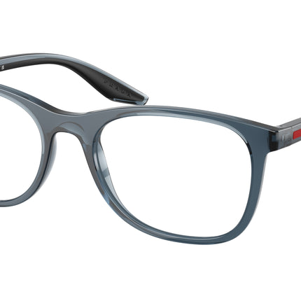 Prada Linea Rossa PS05PV Pillow Eyeglasses  CZH1O1-Transparent Azure 55-145-19 - Color Map Blue