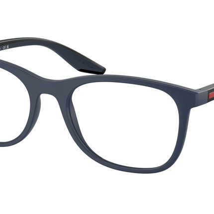Prada Linea Rossa PS05PV Pillow Eyeglasses  TFY1O1-Rubber Blue 53-145-19 - Color Map Blue
