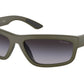 Prada Linea Rossa PS05ZS Rectangle Sunglasses  15X09U- 59-140-17 - Color Map Green