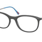 Prada Linea Rossa PS06NV Oval Eyeglasses  UFK1O1-Grey Rubber 55-145-19 - Color Map Grey