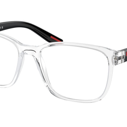 Prada Linea Rossa PS06PV Pillow Eyeglasses  2AZ1O1-Crystal 57-145-18 - Color Map Transparent