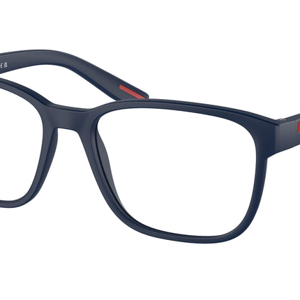 Prada Linea Rossa PS06PV Pillow Eyeglasses  MAG1O1-Matte Baltic 57-145-18 - Color Map Blue