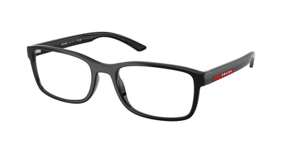 Prada Linea Rossa PS06RV Pillow Eyeglasses  1AB1O1-Black 55-145-19 - Color Map Black