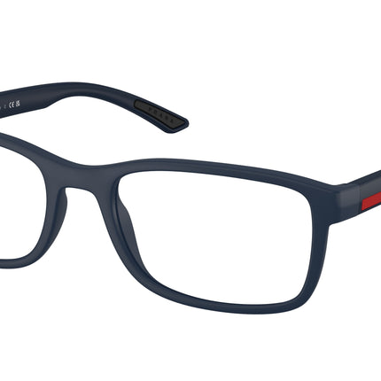 Prada Linea Rossa PS06RV Pillow Eyeglasses  MAG1O1-Matte Blue 53-145-19 - Color Map Blue