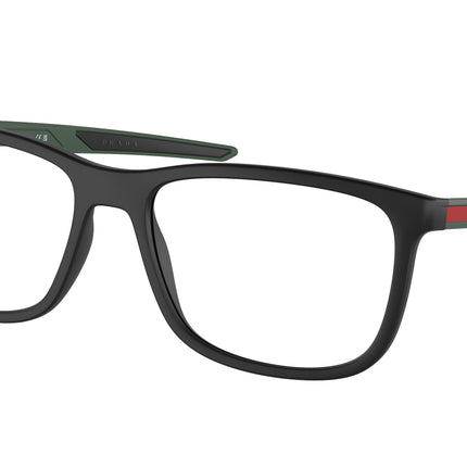 Prada Linea Rossa PS07OV Pillow Eyeglasses  1BO1O1-Matte Black 56-140-17 - Color Map Black