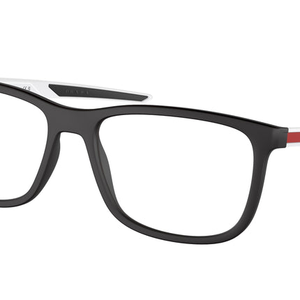 Prada Linea Rossa PS07OV Pillow Eyeglasses  DG01O1-Black Rubber 56-140-17 - Color Map Black