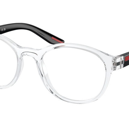 Prada Linea Rossa PS07PV Phantos Eyeglasses  2AZ1O1-Crystal 53-145-20 - Color Map Transparent