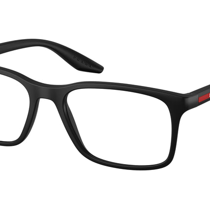 Prada Linea Rossa PS08RV Pillow Eyeglasses  1BO1O1-Matte Black 54-145-18 - Color Map Black