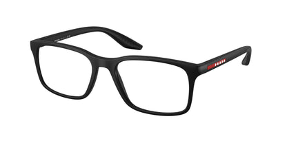 Prada Linea Rossa PS08RV Pillow Eyeglasses  1BO1O1-Matte Black 54-145-18 - Color Map Black