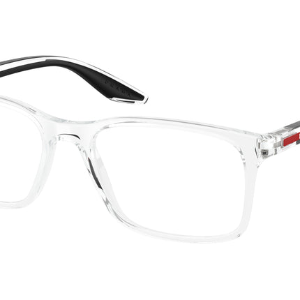 Prada Linea Rossa PS08RV Pillow Eyeglasses  2AZ1O1-Crystal 54-145-18 - Color Map Transparent