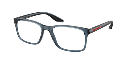 Prada Linea Rossa PS08RV Pillow Eyeglasses  CZH1O1-Transparent Azure 54-145-18 - Color Map Blue