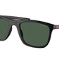 Prada Linea Rossa PS10WS Pillow Sunglasses  1BO06U-Matte Black 54-140-19 - Color Map Black
