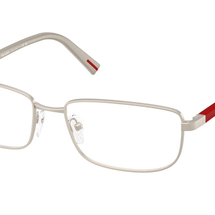Prada Linea Rossa PS50SV Pillow Eyeglasses  18X1O1-Matte Champagne 57-145-17 - Color Map Brown