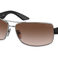 Prada Linea Rossa PS50ZS Pillow Sunglasses  5AV02P-Gunmetal 65-135-14 - Color Map Grey