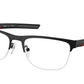 Prada Linea Rossa PS51QV Irregular Eyeglasses  1BO1O1-Matte Black 57-145-19 - Color Map Black