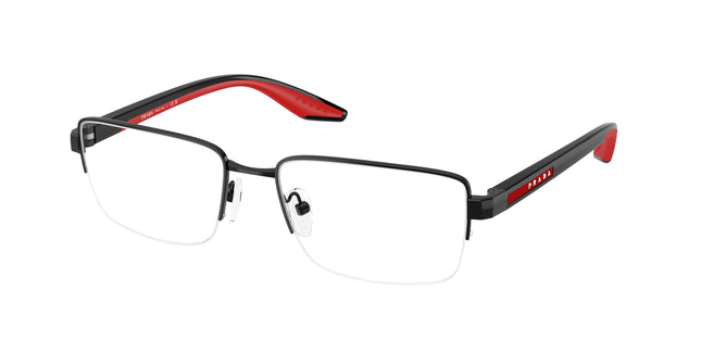 Prada Linea Rossa PS51SV Pillow Eyeglasses  1AB1O1-Black 56-145-18 - Color Map Black